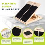 Adjustable Wooden Slant Board for Calf Stretching