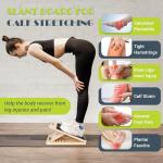 Adjustable Wooden Slant Board for Calf Stretching