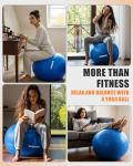 GalSports Anti-Burst Yoga Ball for Home Fitness