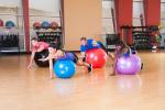 Black Mountain Products 65cm Red Stability Ball with Pump