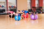 Black Mountain Products 65cm Red Stability Ball with Pump