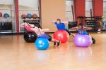 Black Mountain Products 65cm Red Stability Ball with Pump