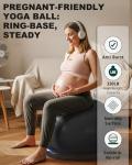 Trideer Yoga Ball Chair with Base for Home Gym