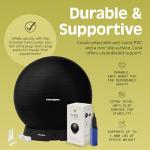 Retrospec Luna Exercise Ball with Pump & Base