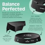 Retrospec Luna Exercise Ball with Pump & Base
