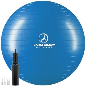 ProBody Gym-Grade Pilates Exercise Ball - Blue 65cm