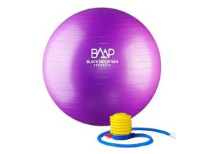 75 cm Black Mountain Professional Stability Ball, Purple