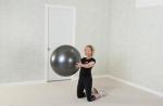 75 cm Black Mountain Professional Stability Ball, Purple