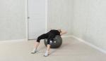 75 cm Black Mountain Professional Stability Ball, Purple