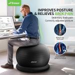 Trideer Exercise Ball Chair with Resistance Bands