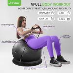 Trideer Exercise Ball Chair with Resistance Bands