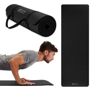 Gaiam Essentials Thick Yoga Mat with Carrier Strap