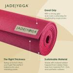Jade Yoga Raspberry 3/16" x 68" Mat
