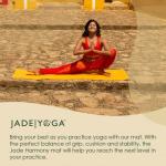 Jade Yoga Raspberry 3/16" x 68" Mat
