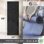 Gaiam Extra Thick Non-Slip Yoga Mat, Midnight Mandala