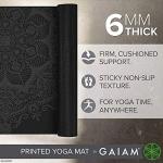 Gaiam Extra Thick Non-Slip Yoga Mat, Midnight Mandala