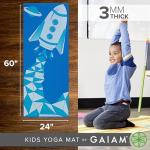 Gaiam Kids Yoga Mat with Fun Prints