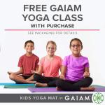 Gaiam Kids Yoga Mat with Fun Prints