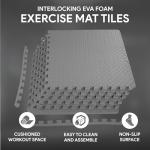 BalanceFrom Interlocking EVA Foam Exercise Mat