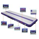 WelandFun Inflatable Tumble Track Gymnastics Mat