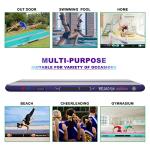 WelandFun Inflatable Tumble Track Gymnastics Mat