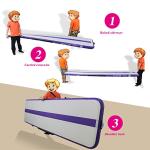 WelandFun Inflatable Tumble Track Gymnastics Mat