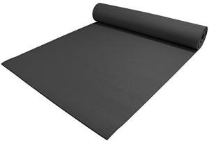 Deluxe Non-Slip Black Yoga and Pilates Mat