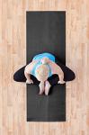 Deluxe Non-Slip Black Yoga and Pilates Mat