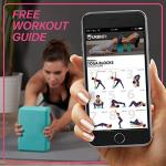 URBNFit Yoga Blocks Set with Strap - 2 Pack