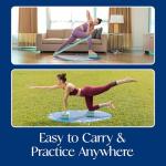 Tumaz Yoga Blocks and Strap Set - Lightweight Foam