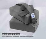 IUGA 2-Pack Yoga Blocks with Strap for Balance