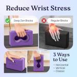 Deep-Zen® Yoga Block Set with Knee Pads