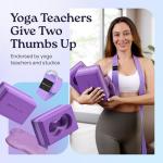 Deep-Zen® Yoga Block Set with Knee Pads