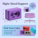 Deep-Zen® Yoga Block Set with Knee Pads