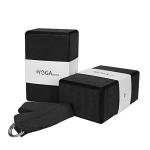 JBM Cork and Foam Yoga Block Set