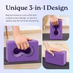 Deep-Zen® Yoga Block Set with Knee Pads