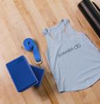 Yoga Block 2-Pack with Stretch Strap Combo