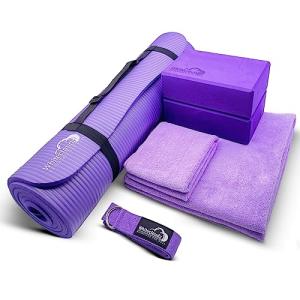 7-Piece Yoga Kit with Mat, Blocks, and Strap