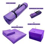 7-Piece Yoga Kit with Mat, Blocks, and Strap