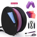 11-in-1 Yoga Wheel Set with Accessories - Purple