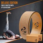 Cork Yoga Wheel Set with Blocks and Strap