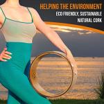 Cork Yoga Wheel Set with Blocks and Strap