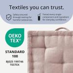 Large Square Meditation Cushion with Handle, Blush