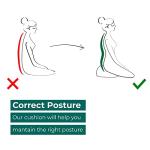 Round Light Beige Zafu Yoga Bolster Cushion