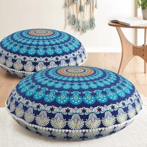 Codi Round Meditation Floor Pillows Set of 2