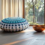Codi Round Meditation Floor Pillows Set of 2