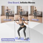 Foldable Pilates Board with Timer – 7-in-1 Home Gym