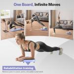Foldable Pilates Board with Timer – 7-in-1 Home Gym