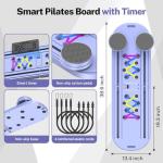 Foldable Pilates Board with Timer – 7-in-1 Home Gym