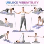 7-in-1 Portable Pilates Board for Home Workouts
